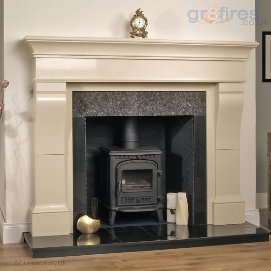 Choosing a fireplace surround for your wood-burning stove